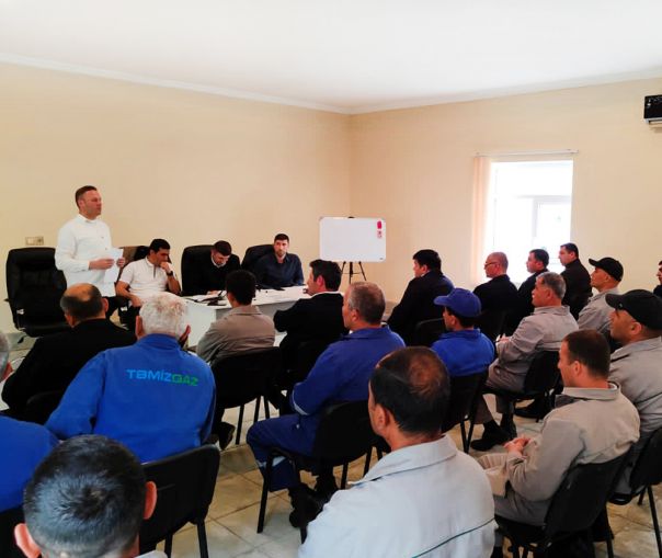 22 aprel tarixində Şirvan Regional Mərkəzinin əməkdaşlarının iştirakı ilə təlimlər keçirilmişdir